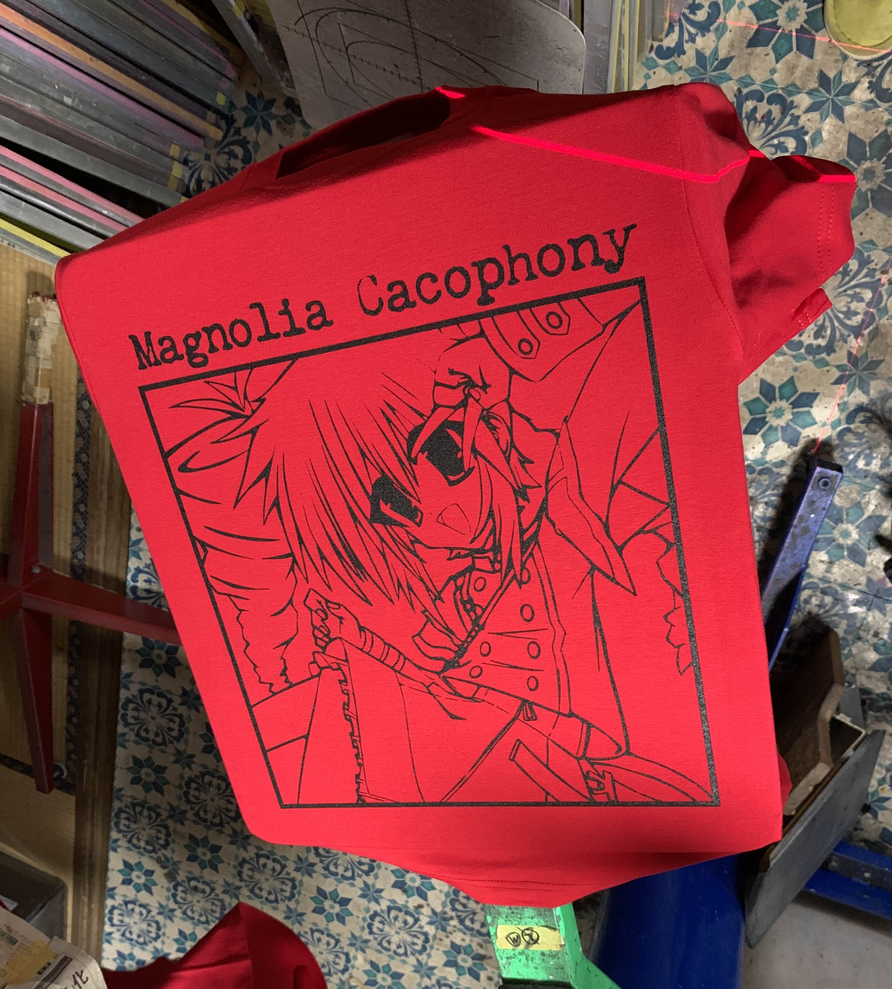 Magnolia Cacophony - traceback (most recent call last) T-Shirt: RED
